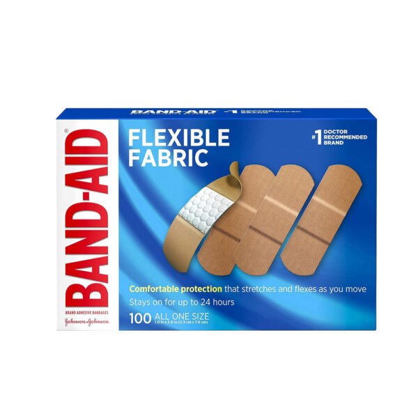 Band-Aid Brand Flexible Fabric Adhesive Bandages for Wound Care