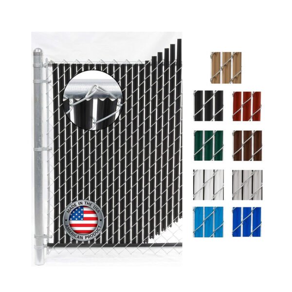 FenceSource Wave Slat (9 Colors) Single Wall Bottom Locking Privacy